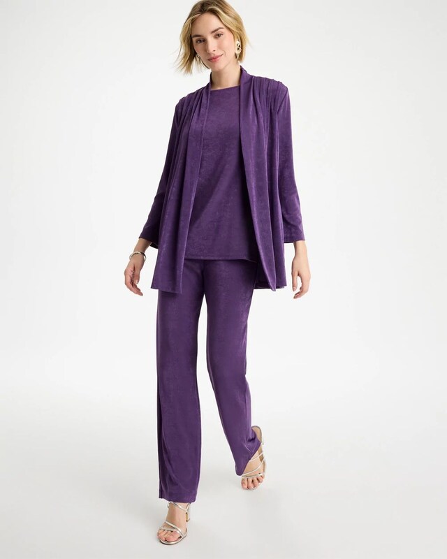 Travelers Pleat Front Knit Jacket - image 2